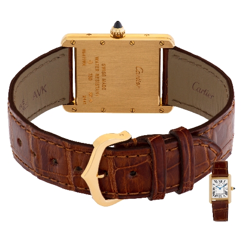 Cartier W1529756 Tank Louis Quartz Unisex 18k yellow gold 5