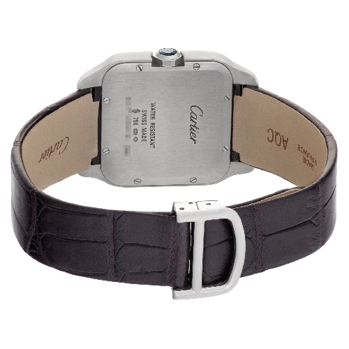 Cartier W2009451 Santos Dumont Quartz Unisex 18k White Gold 5