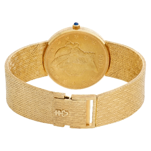 Corum 1904 $20 Coin Automatic Male 18k yellow gold 5