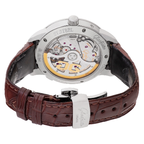 Glashutte 100-03-03-02-04 Senator Data Panoramica Automatic Male Stainless Steel 5