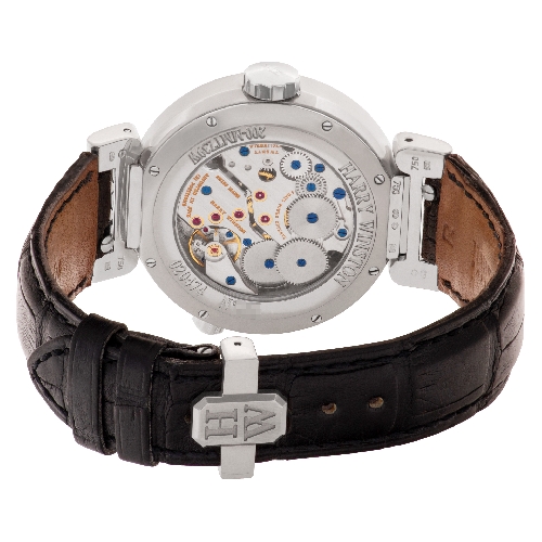 Harry Winston 200.mmtz39w Excenter Timezone Manual Unisex 18k White Gold 5
