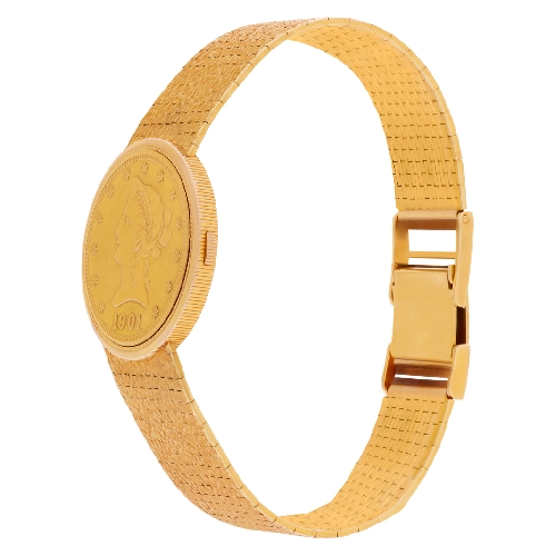 Jaeger LeCoultre 4460 Vintage Manual Unisex 18k yellow gold 5