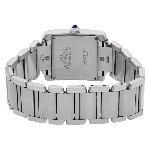 Cartier W51011Q3 Tank Francaise Quartz Female Stainless Steel 5