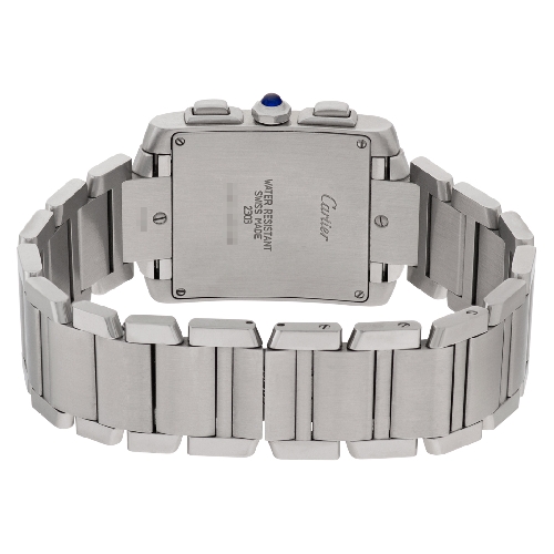 Cartier w51001q3 Tank Francaise Quartz Unisex Stainless Steel 5
