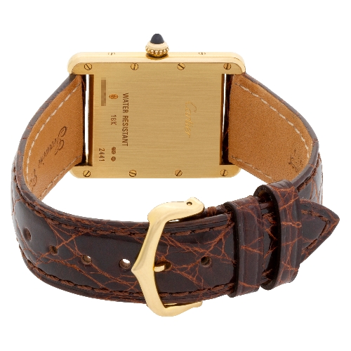 Cartier W1529756 Tank Louis Quartz Unisex 18k yellow gold 5