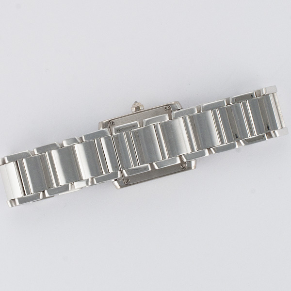 Cartier WE1002S3 Tank Francaise Quartz Female 18k White Gold 5