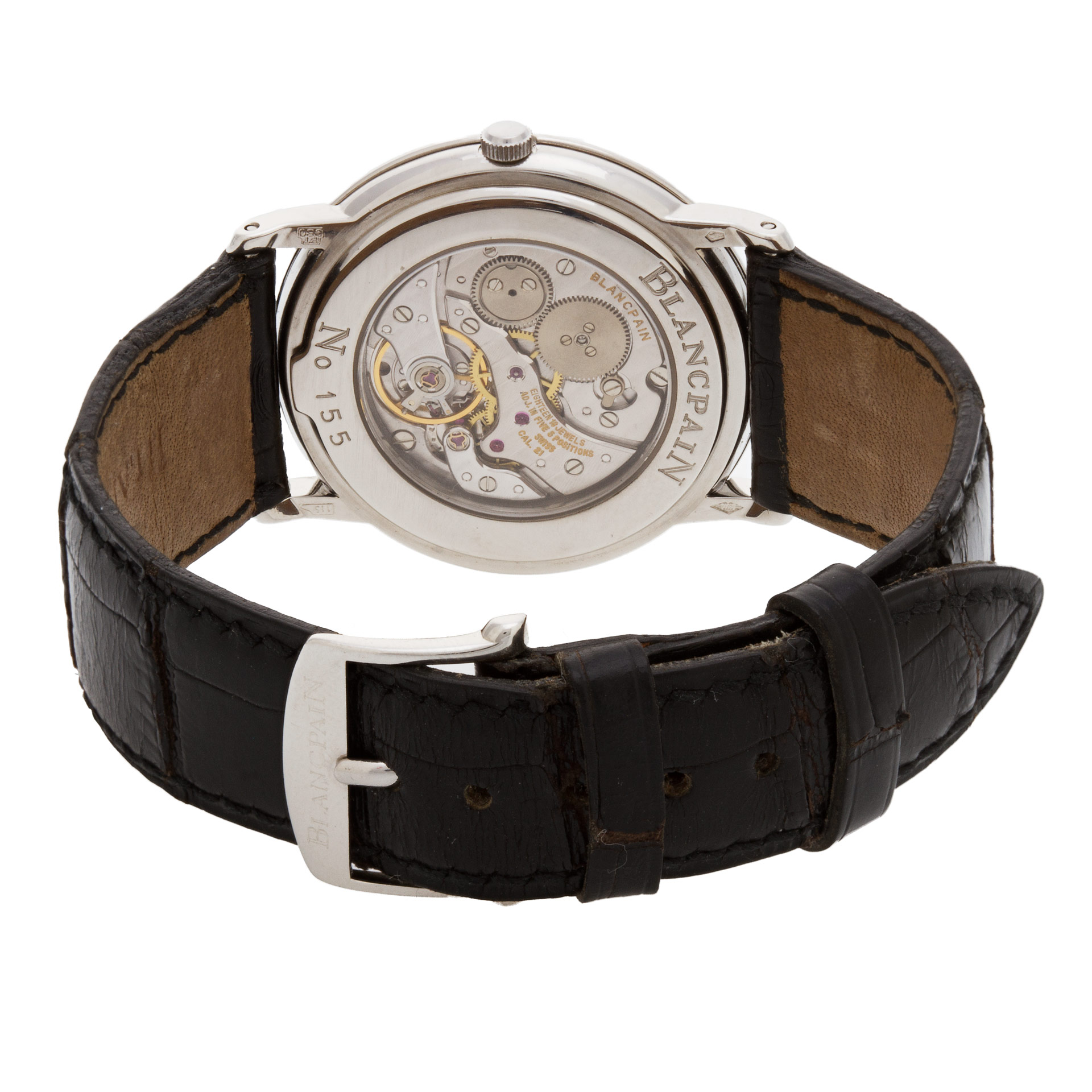 Blancpain 0021-3427-55 Villeret Manual Male Platinum 5