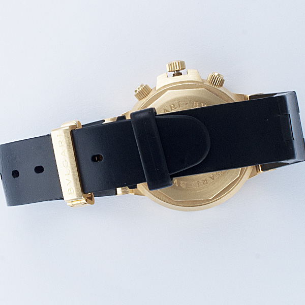 Bvlgari sc38g Scuba Automatic Male 18k yellow gold 5