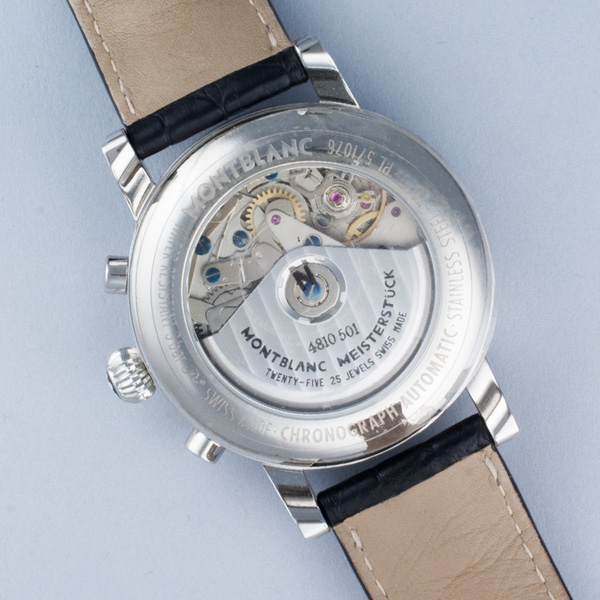 MontBlanc M29100 Chronograph Automatic Male Stainless Steel 5