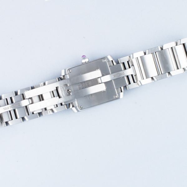 Cartier W51028Q3 Tank Francaise Quartz Female Stainless Steel 5