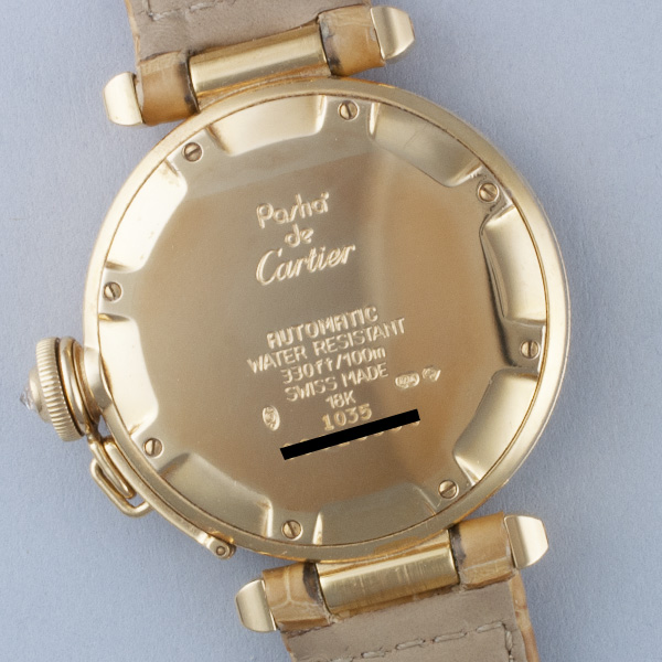 Cartier WJ11891G Pasha Automatic Female 18k yellow gold 5