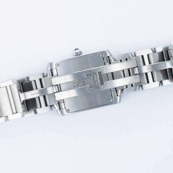 Cartier W51001Q3 Tank Francaise Quartz Unisex Stainless Steel 5