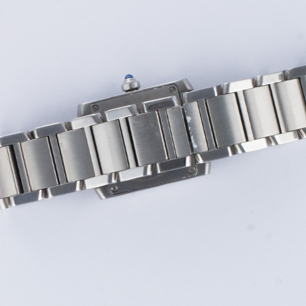 Cartier W51008Q3 Tank Francaise Quartz Female Stainless Steel 5