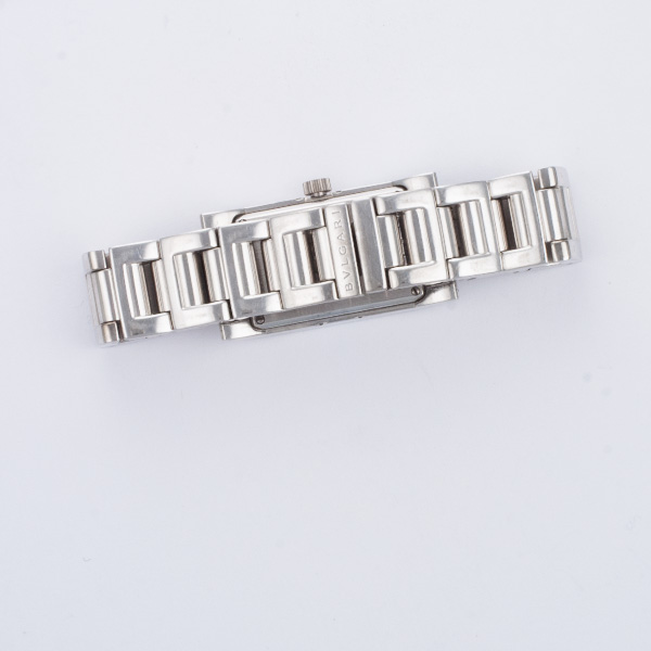 Bvlgari RTW39G Rettangolo Quartz Female 18k White Gold 5