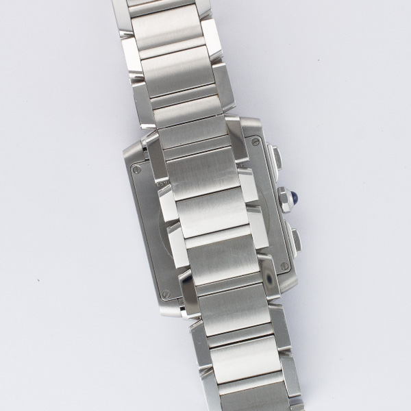 Cartier W51024Q3 Tank Francaise Quartz Male Stainless Steel 5