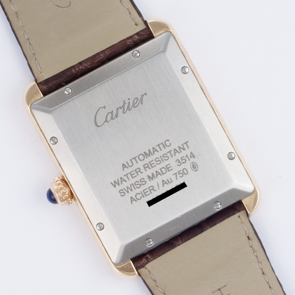 Cartier w5200026 Tank Solo Automatic Male 18k rose gold 5