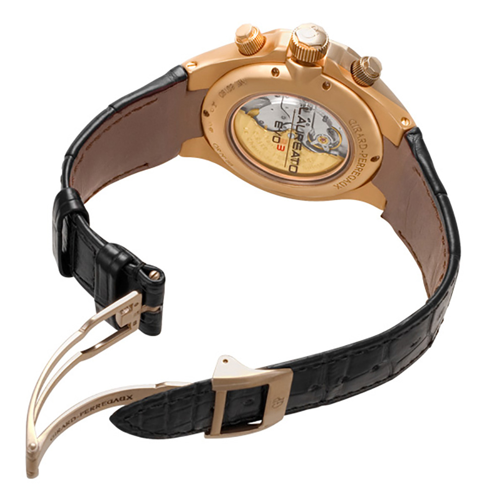 Girard Perregaux 80180-52-112-BBEA Laureato Automatic Male 18k rose gold 5
