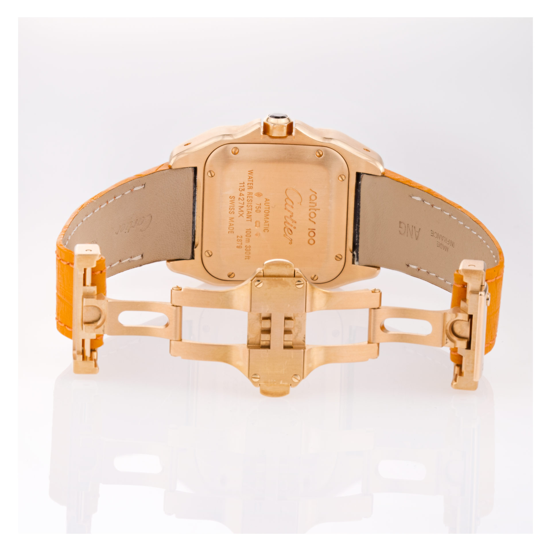 Cartier W20108Y1 Santos 100 Automatic Unisex 18k yellow gold 5