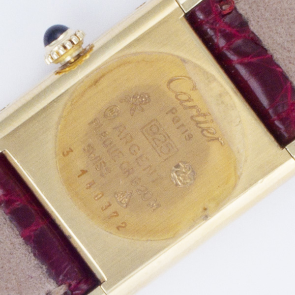 Cartier Cartier 1374 Tank Manual Female plaque 5