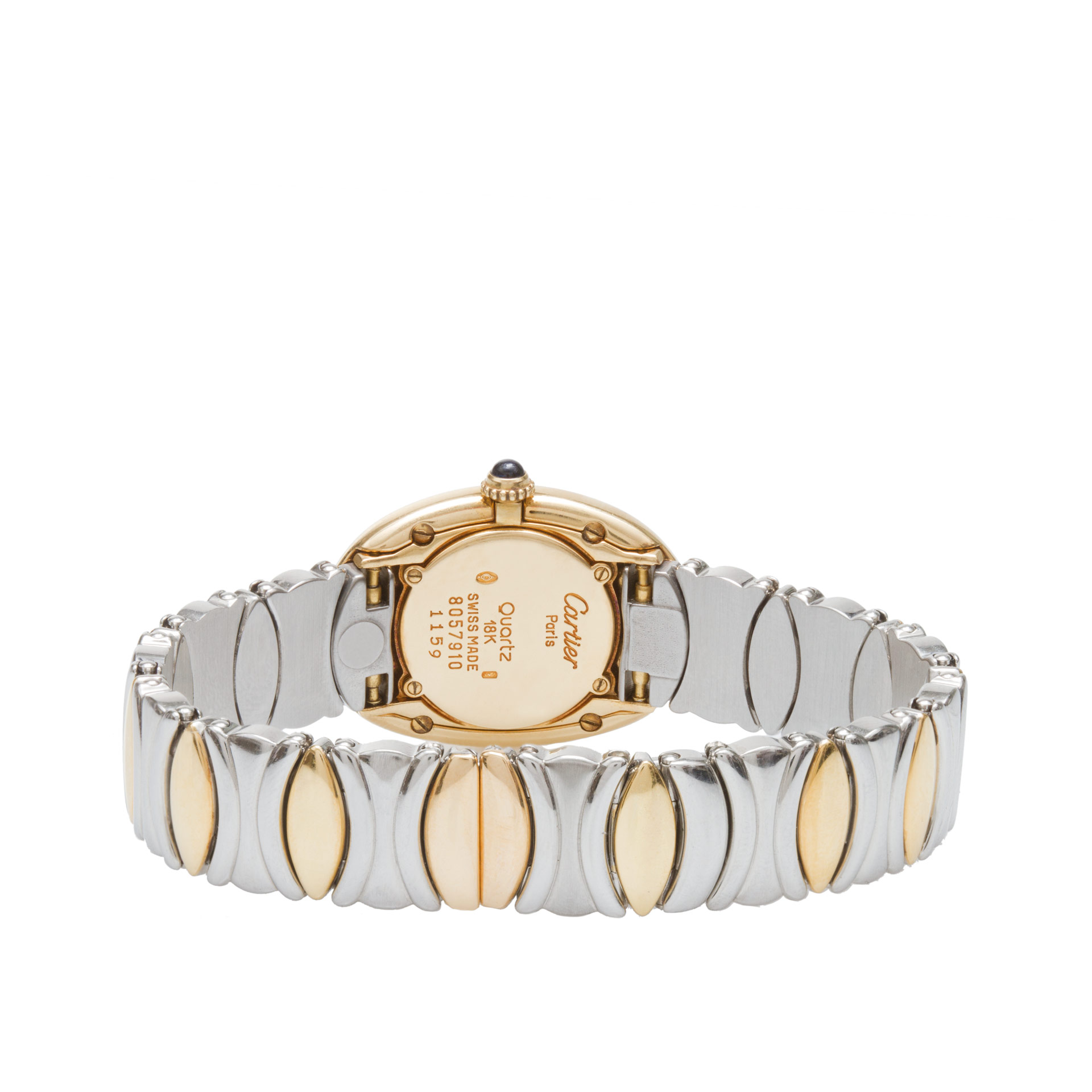 Cartier W15045D8 Baignoire Quartz Female 18k yellow gold 5