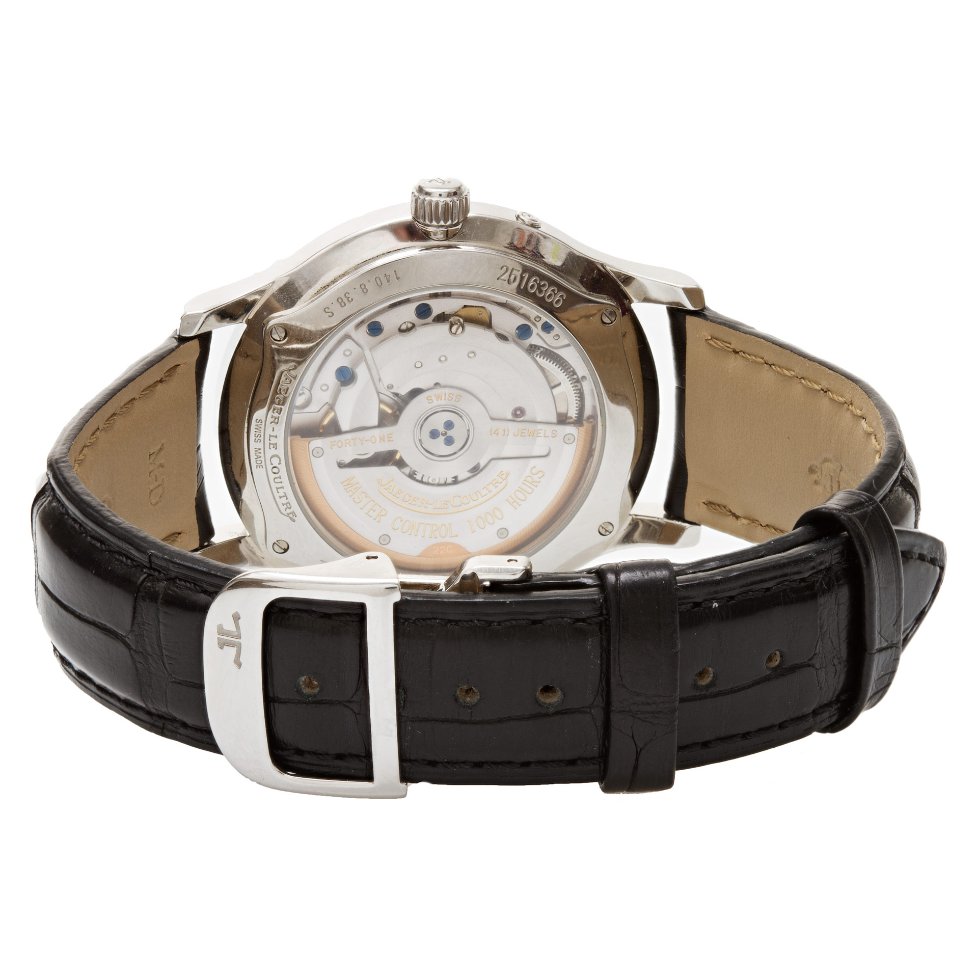 Jaeger LeCoultre 140.8.38.S Reserve de Marche Automatic Male Stainless Steel 5