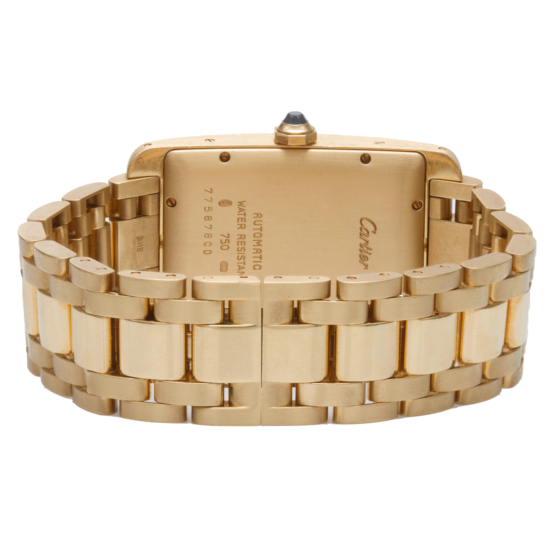 Cartier W26031K2 Tank American Automatic Male 18k yellow gold 5