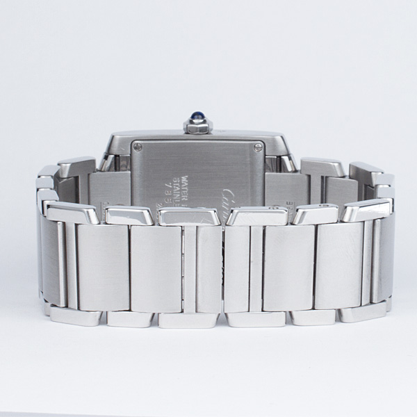 Cartier W51011Q3 Tank Francaise Quartz Unisex Stainless Steel 5