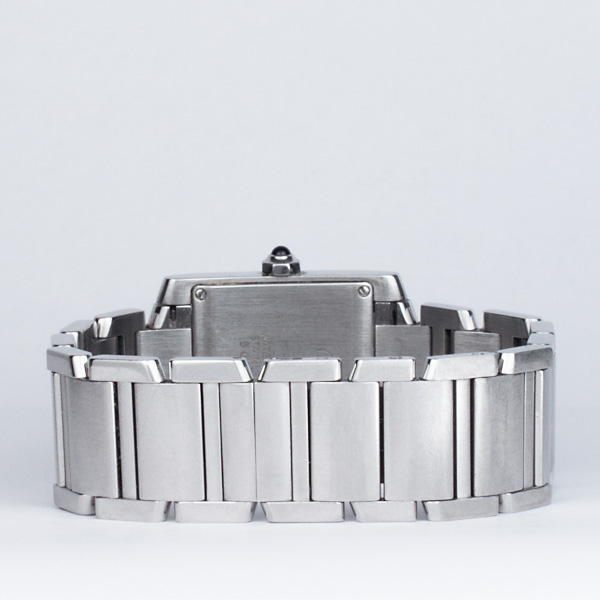 Cartier W51011Q3 Tank Francaise Quartz Unisex Stainless Steel 5
