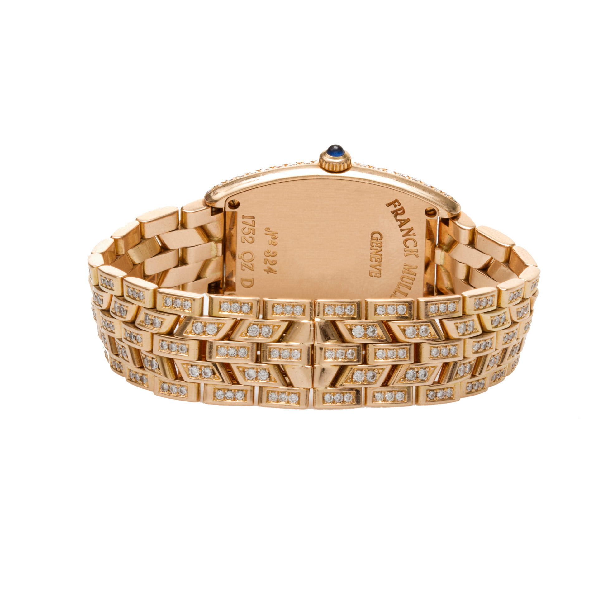 Franck Muller 1752qzd Curvex Quartz Female 18k Pink Gold 5