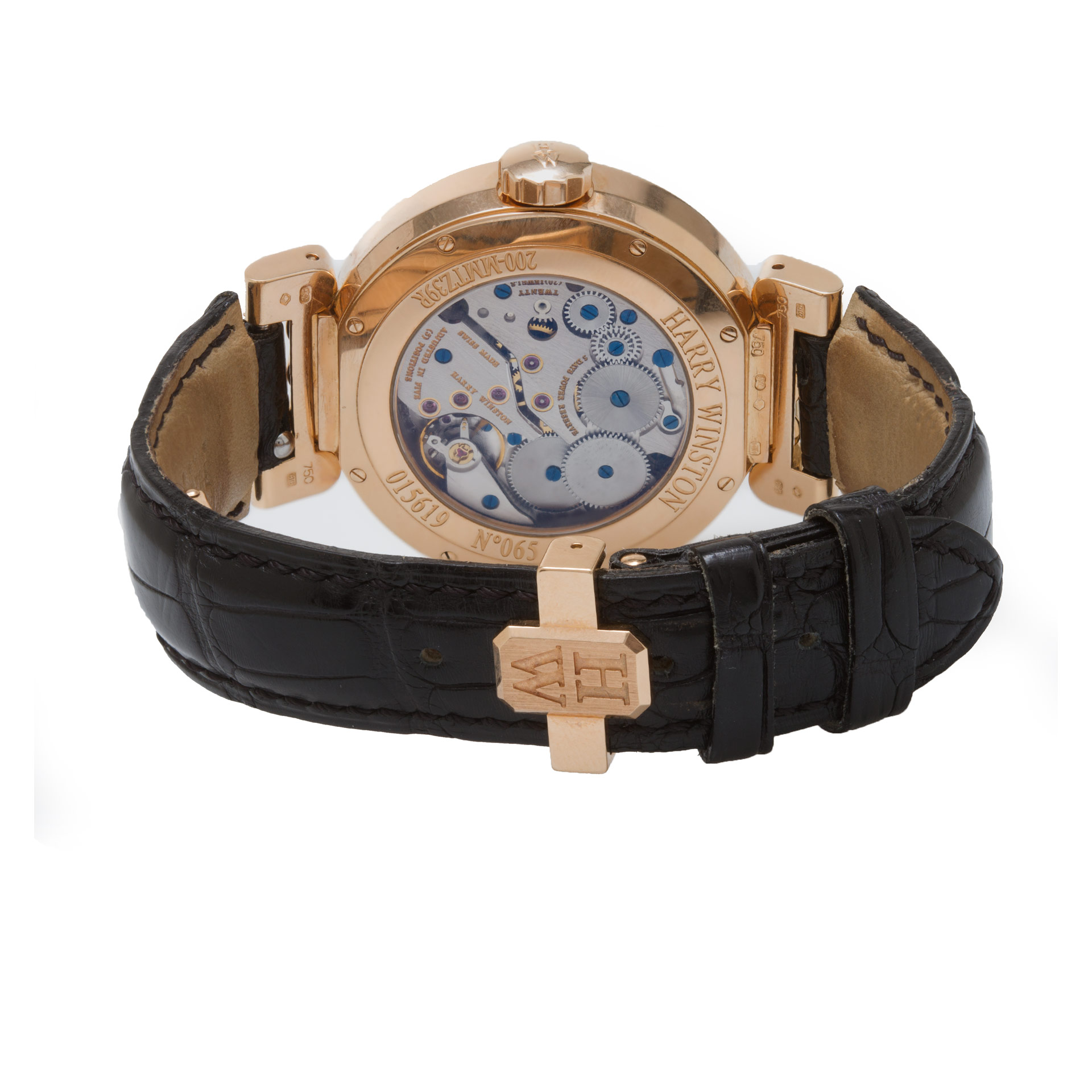 Harry Winston 015619 Premier Automatic Male 18k Pink Gold 5