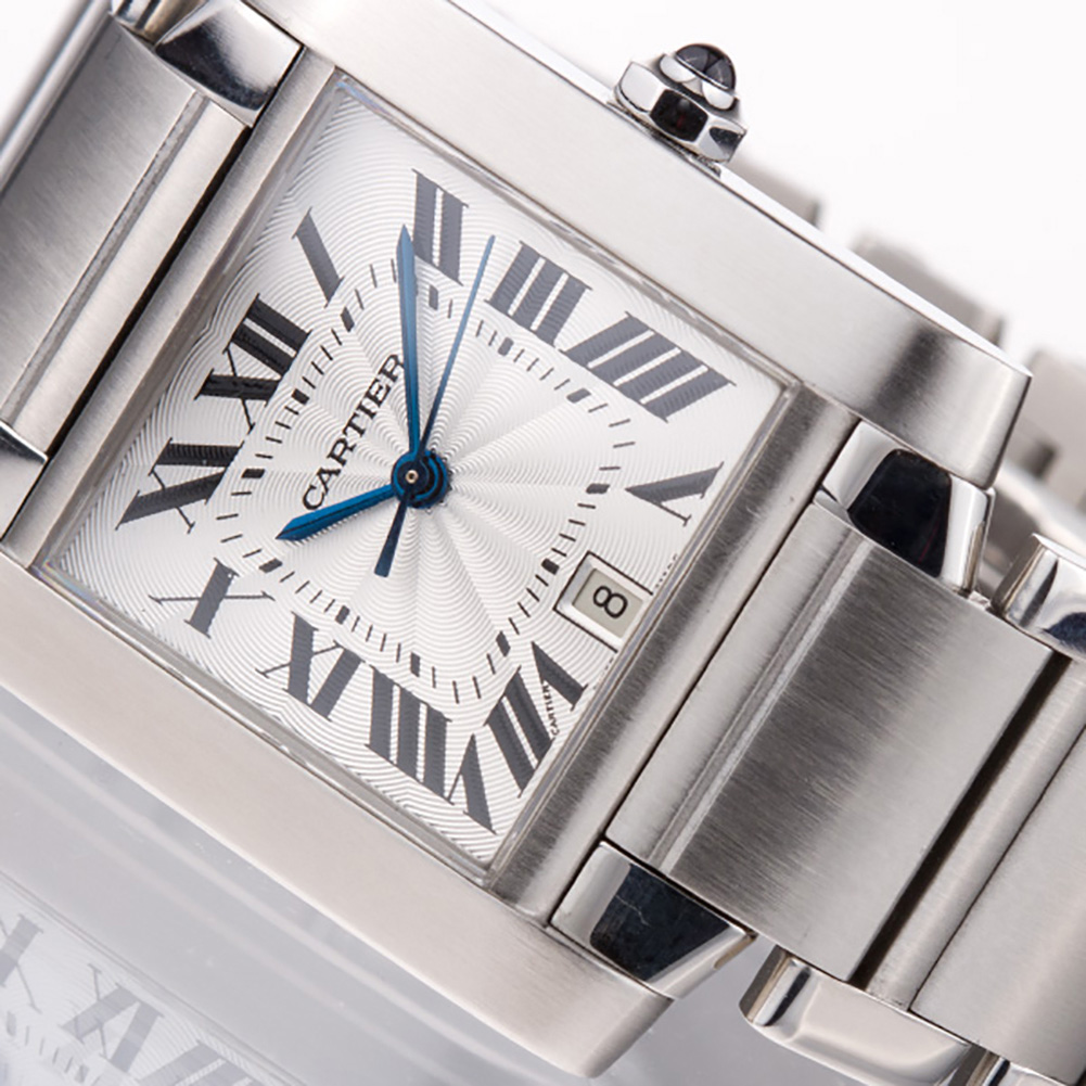 Cartier W51002q3 Tank Francaise Automatic Male Stainless Steel 5