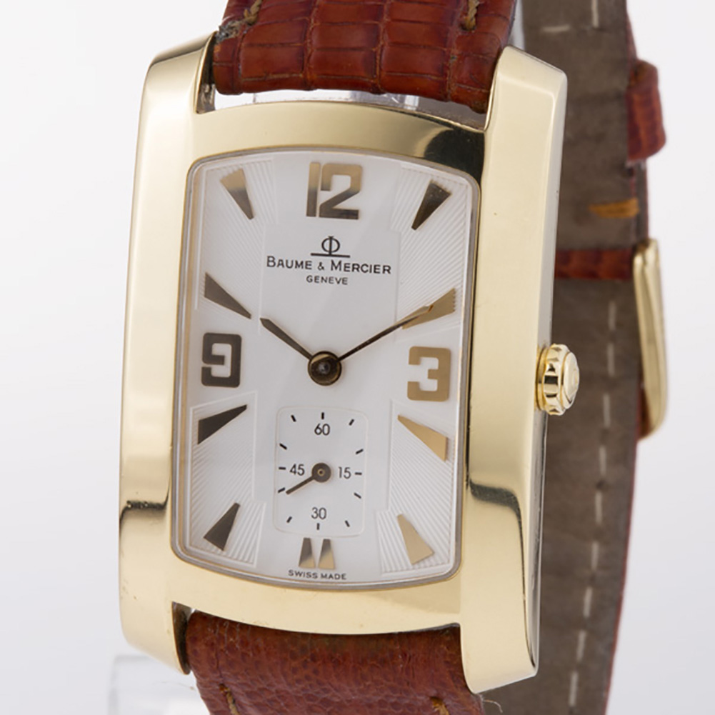 Baume & Mercier mv045224 Hampton Quartz Male 18k Yellow Gold 5