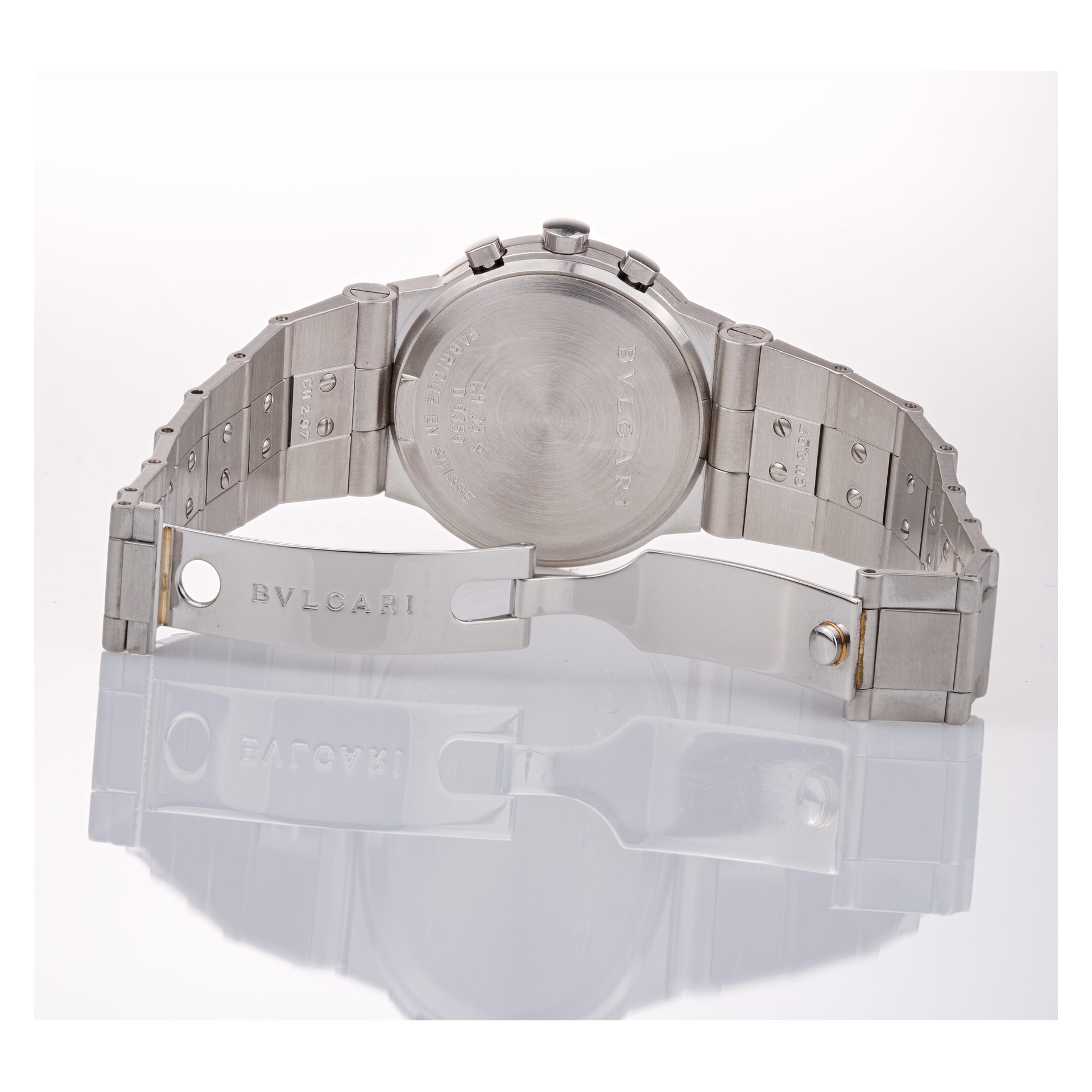 Bvlgari ch 35 S Diagono Quartz Unisex Stainless Steel 5