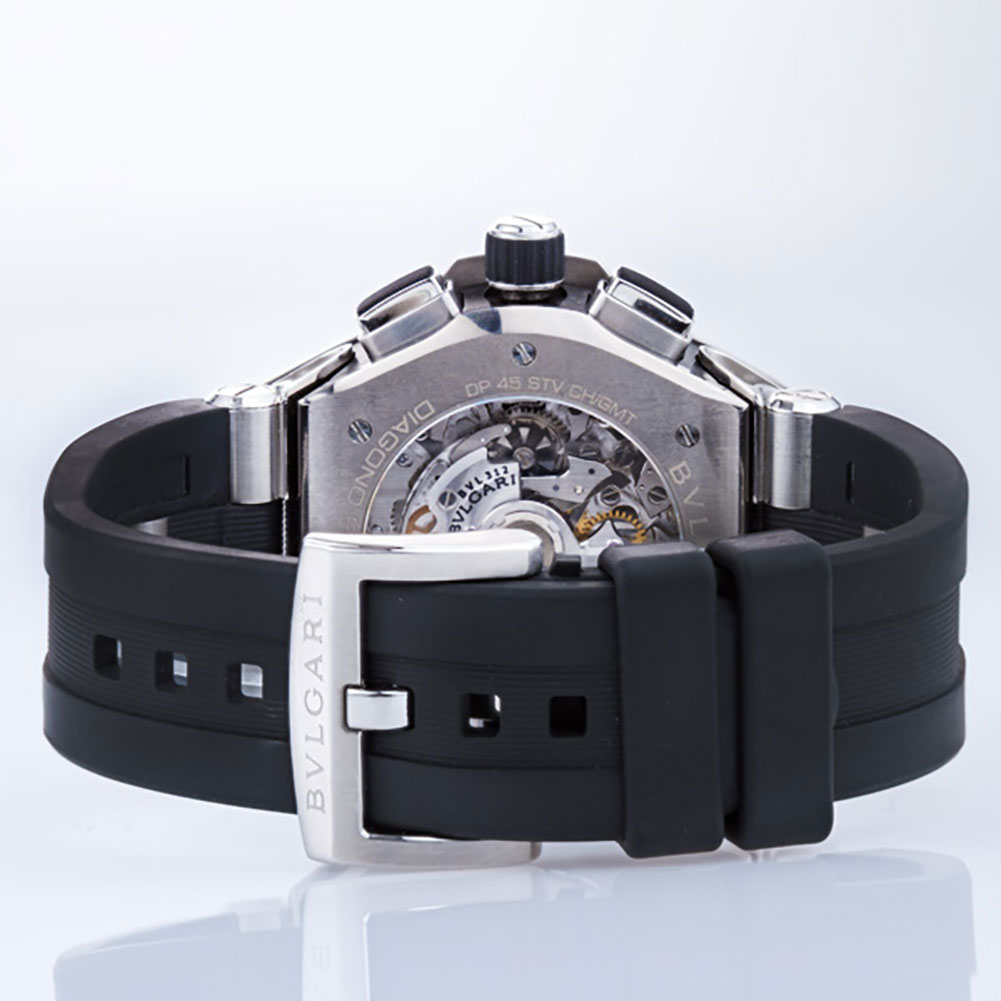 Bvlgari DP 45 STV CH/GMT Diagono Professional Automatic Male Stainless Steel 5