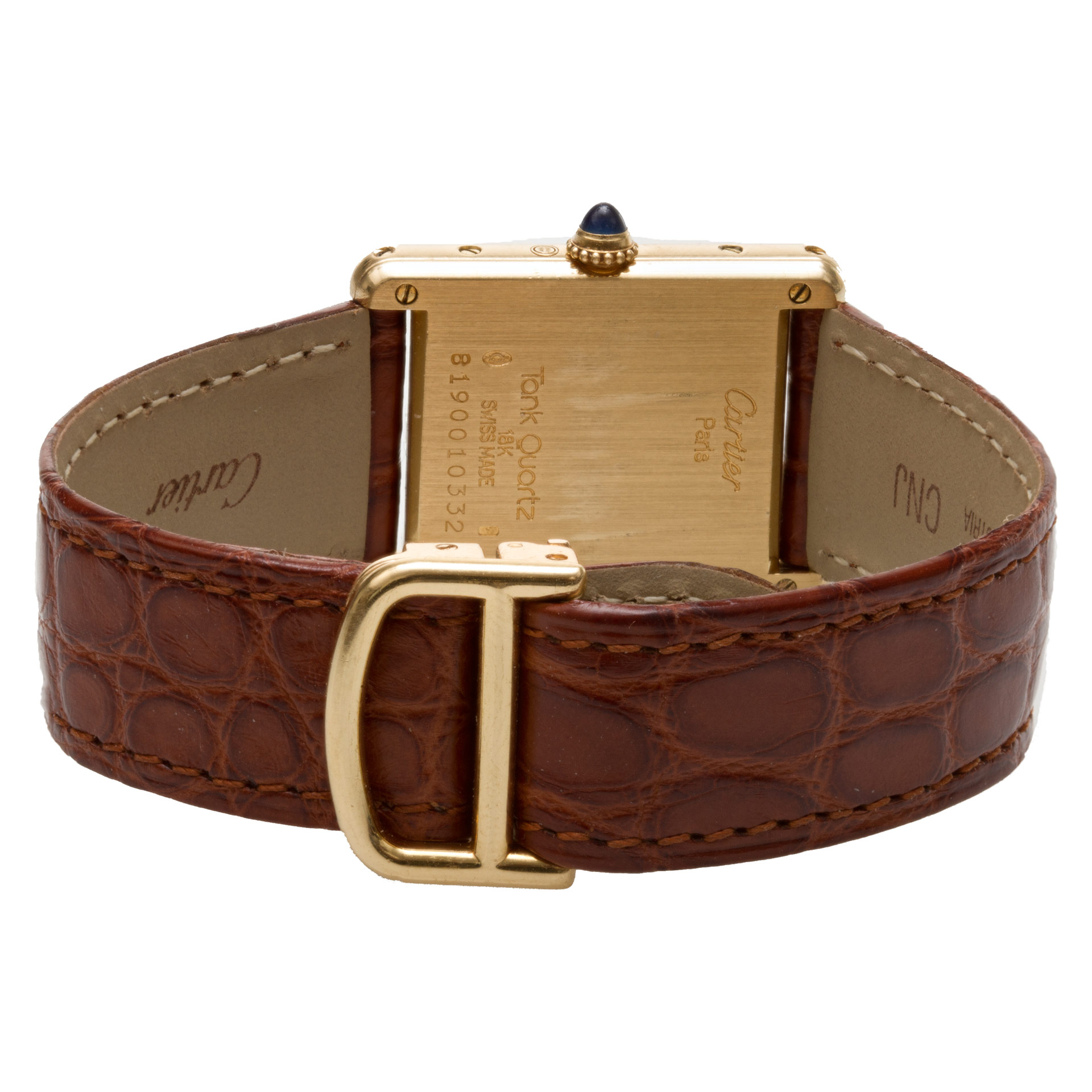 Cartier Cartier 2034 Tank Quartz Unisex 18k yellow gold 5
