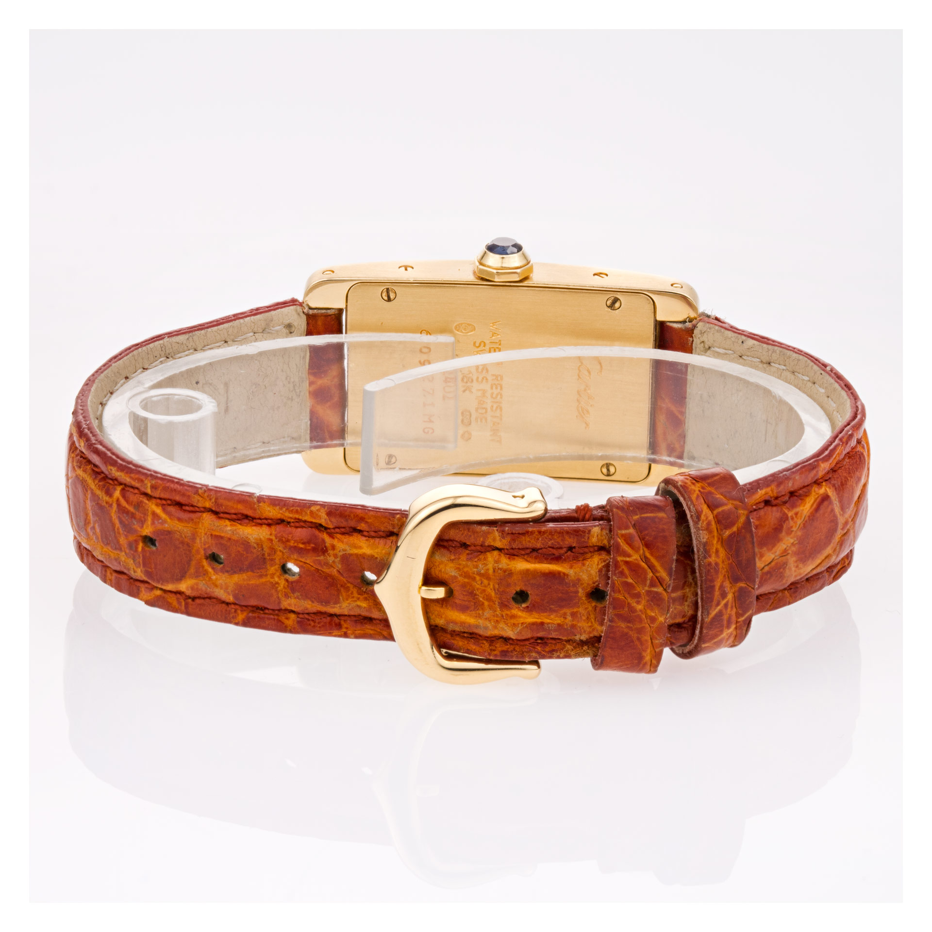 Cartier W2601556 Tank American Quartz Female 18k yellow gold 5