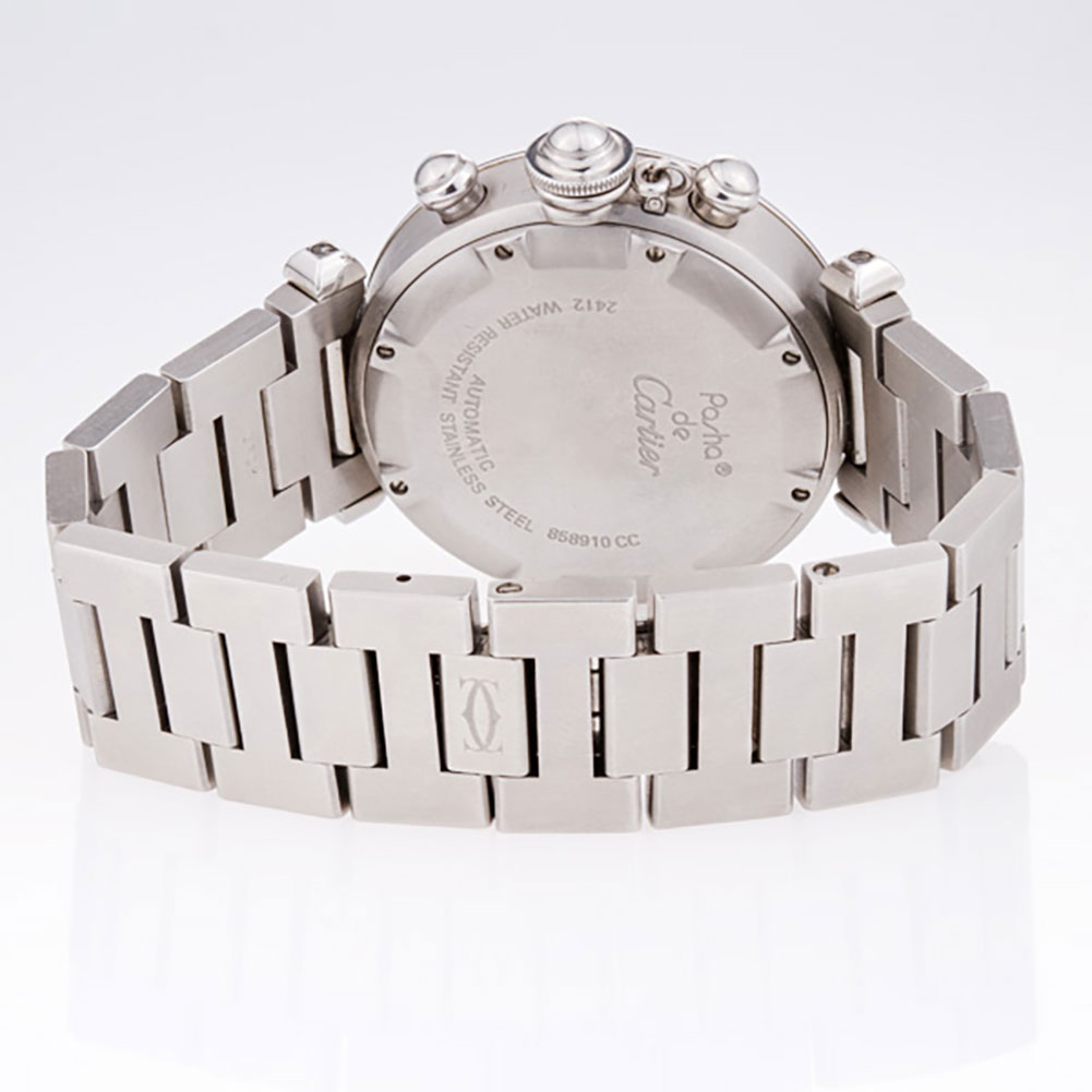 Cartier W31039M7 Pasha Chronograph Automatic Male Stainless Steel 5