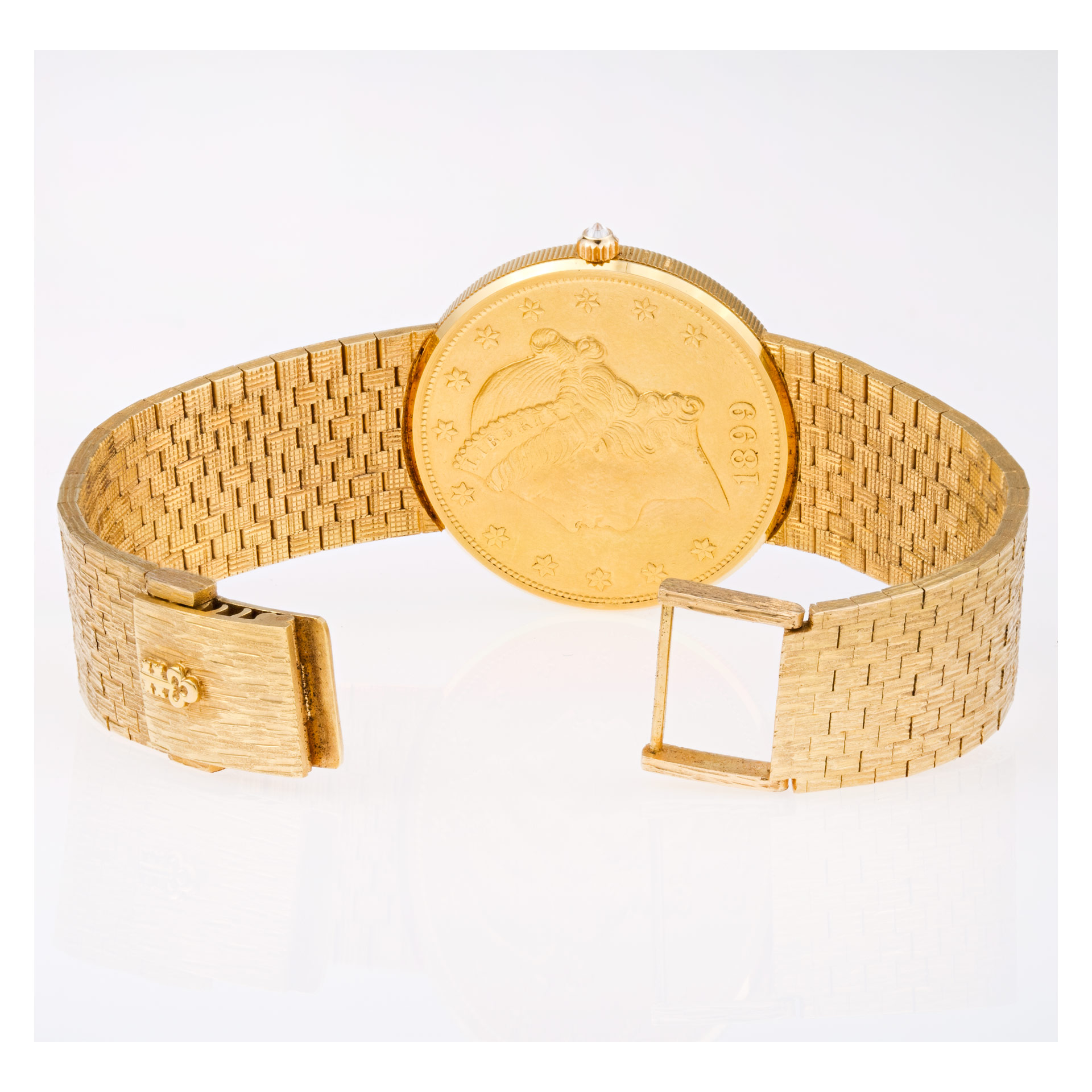 Corum Corum 2975 $20 Coin Quartz Male 18k yellow gold 5