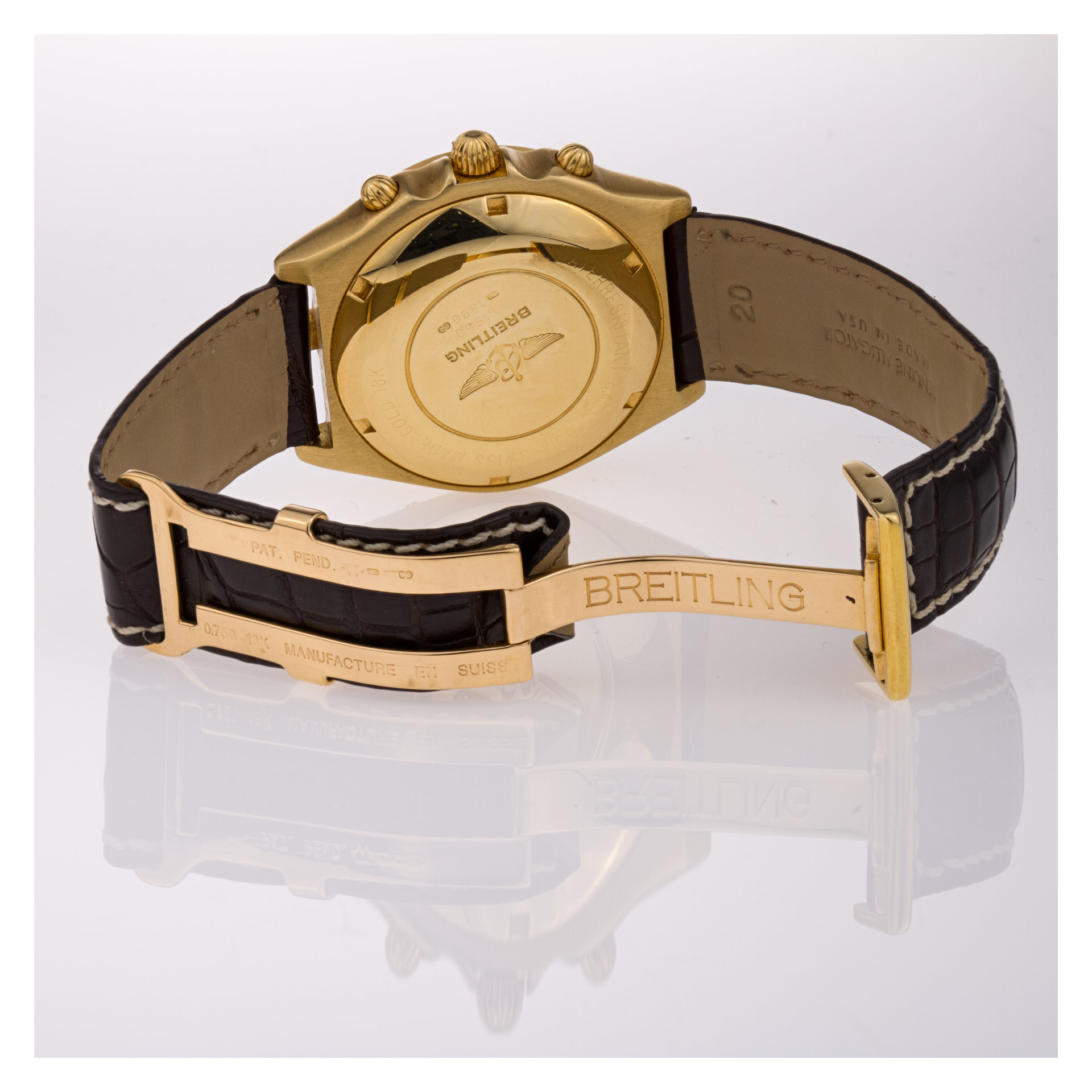 Breitling 1596 Chronomat Automatic Male 18k yellow gold 5