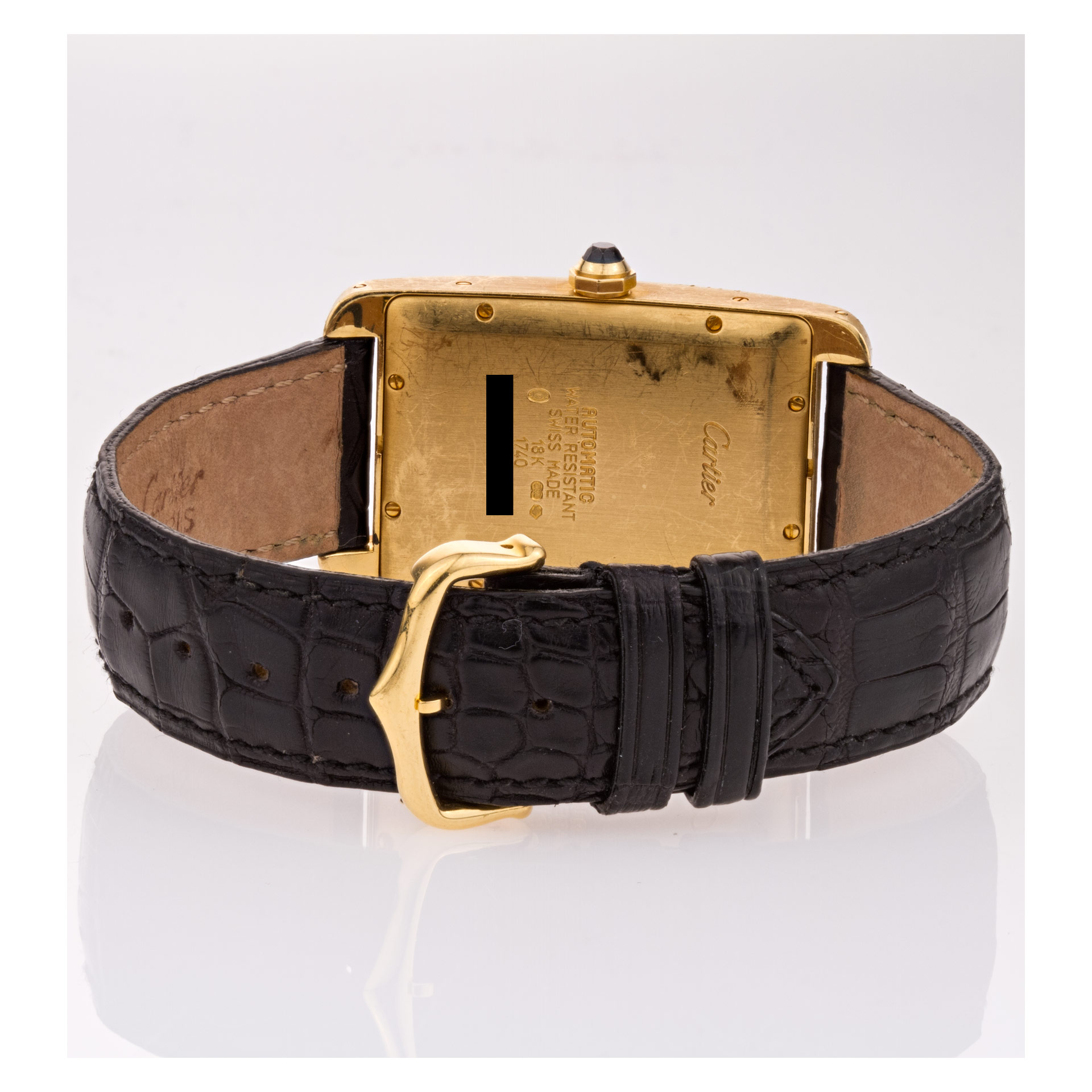 Cartier 1740 Tank Americaine Automatic Unisex 18k yellow gold 5