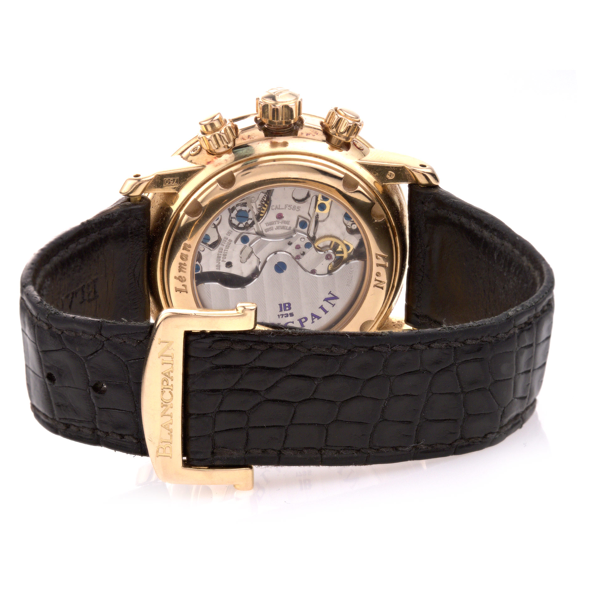 Blancpain 2685F-3630-53B Leman Automatic Male 18k rose gold 5