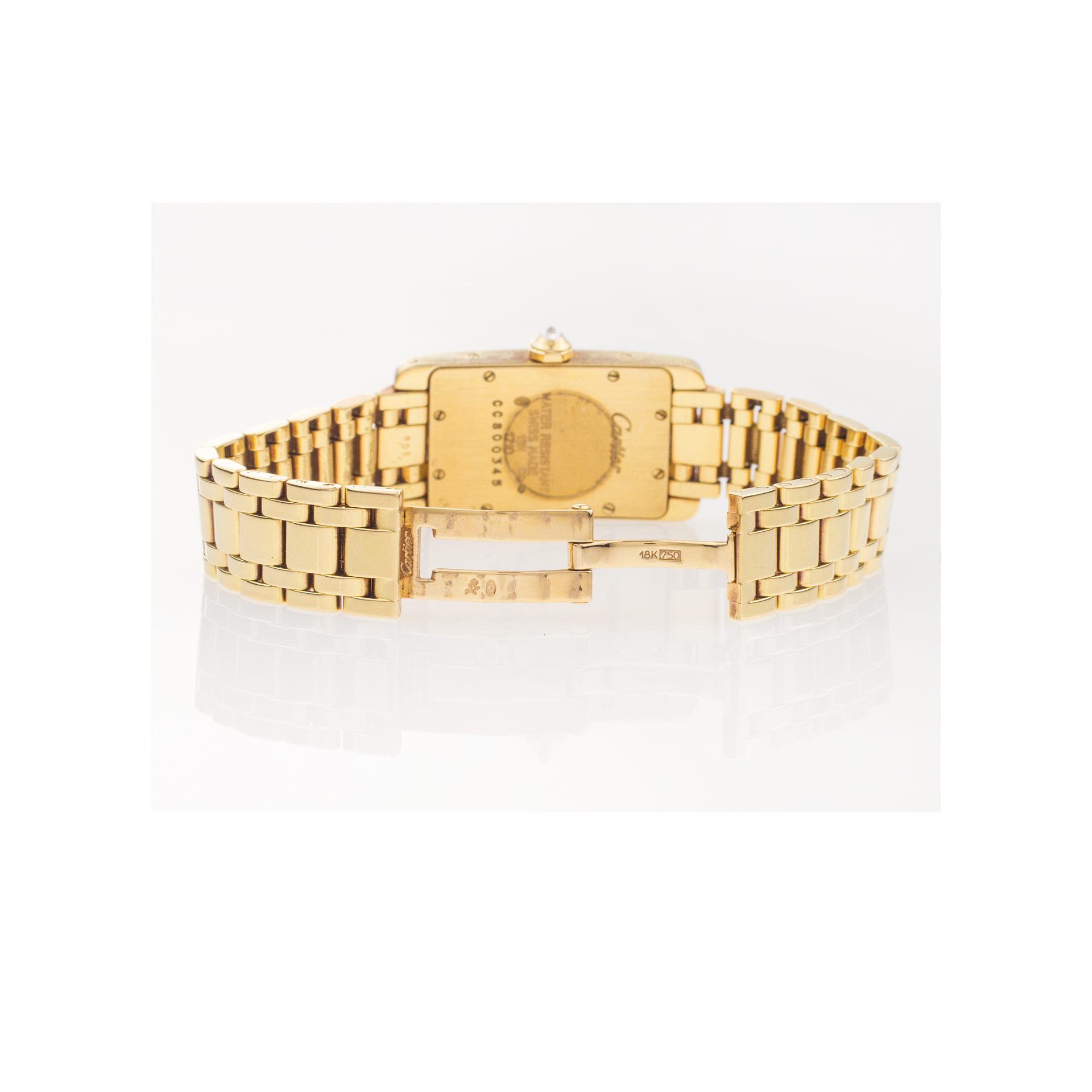 Cartier WB7071K2 Tank American Quartz Female 18k yellow gold 5