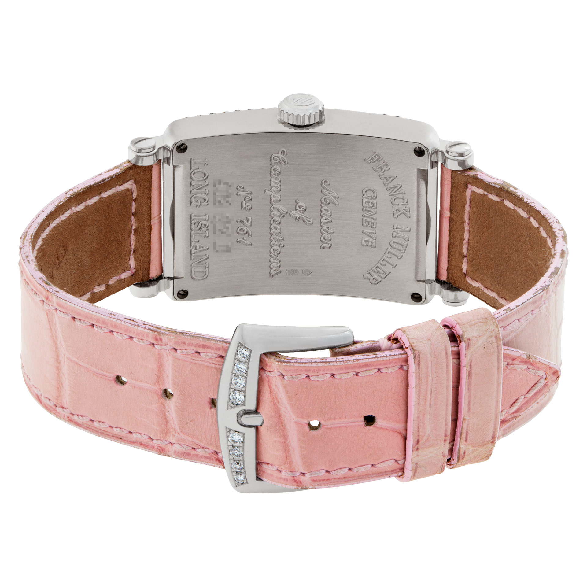 Franck Muller 902 QZ D Long Island Quartz Female 18k White Gold 5