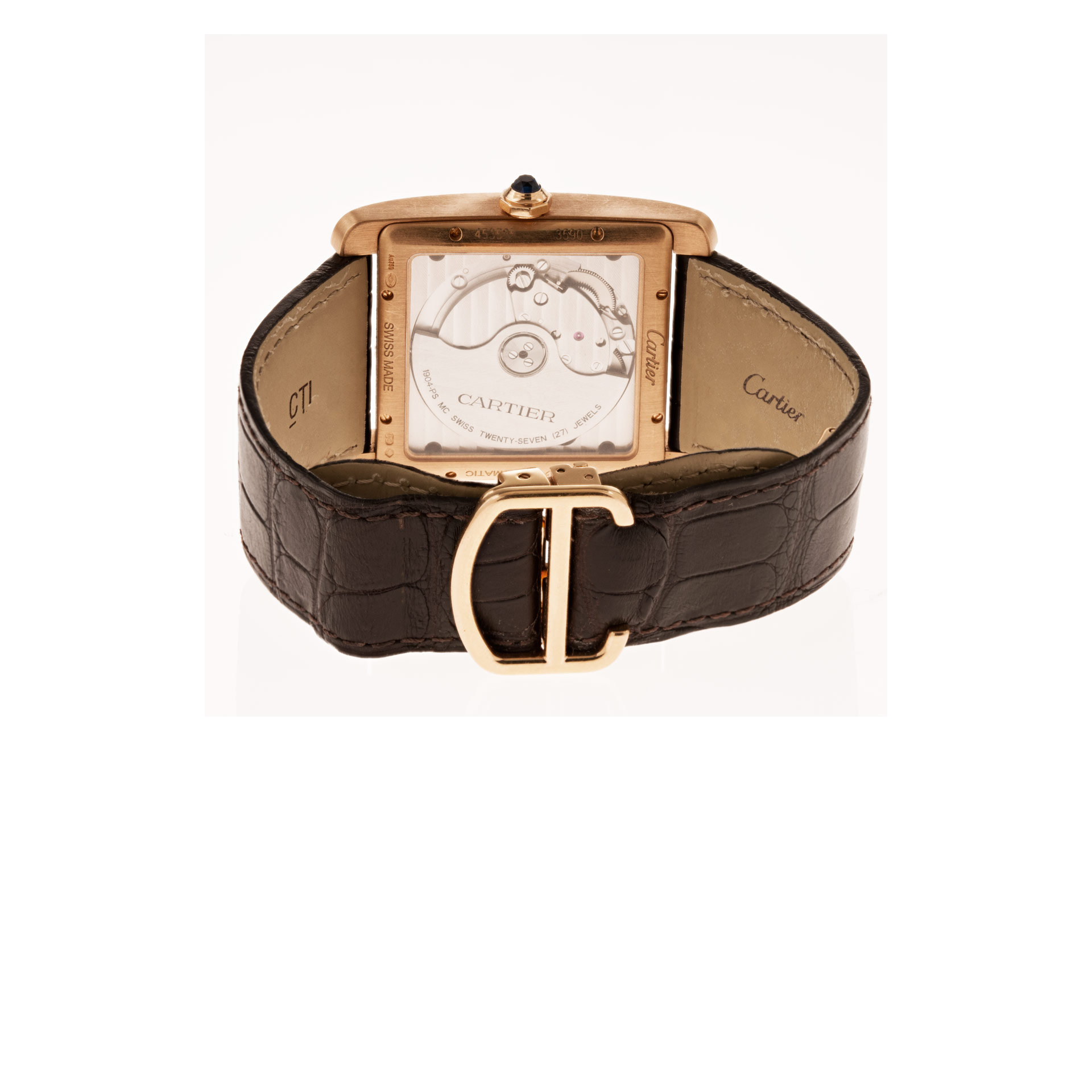 Cartier W5330002 Tank MC Automatic Male 18k Pink Gold 5