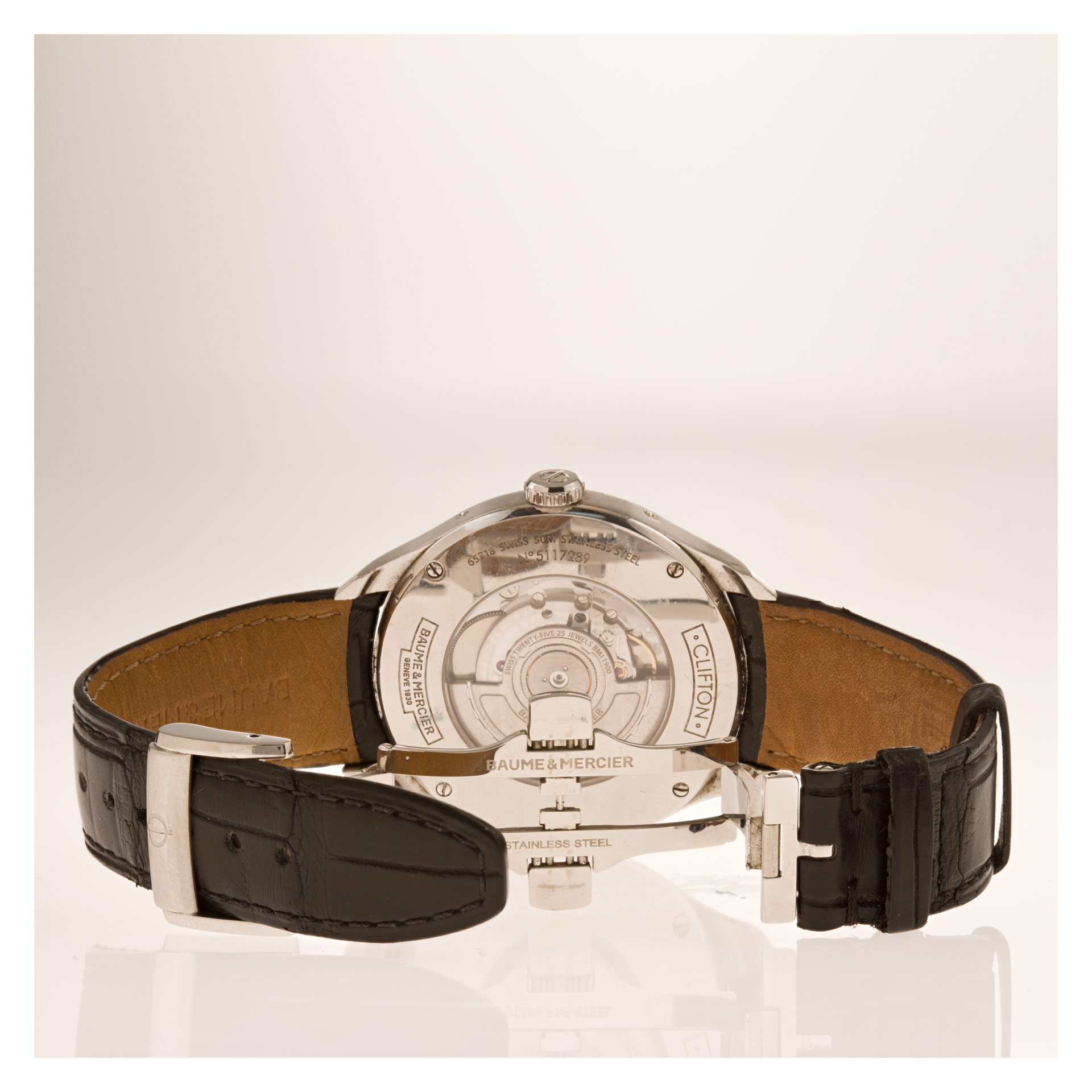 Baume & Mercier 10055 Clifton Automatic Male Stainless Steel 5