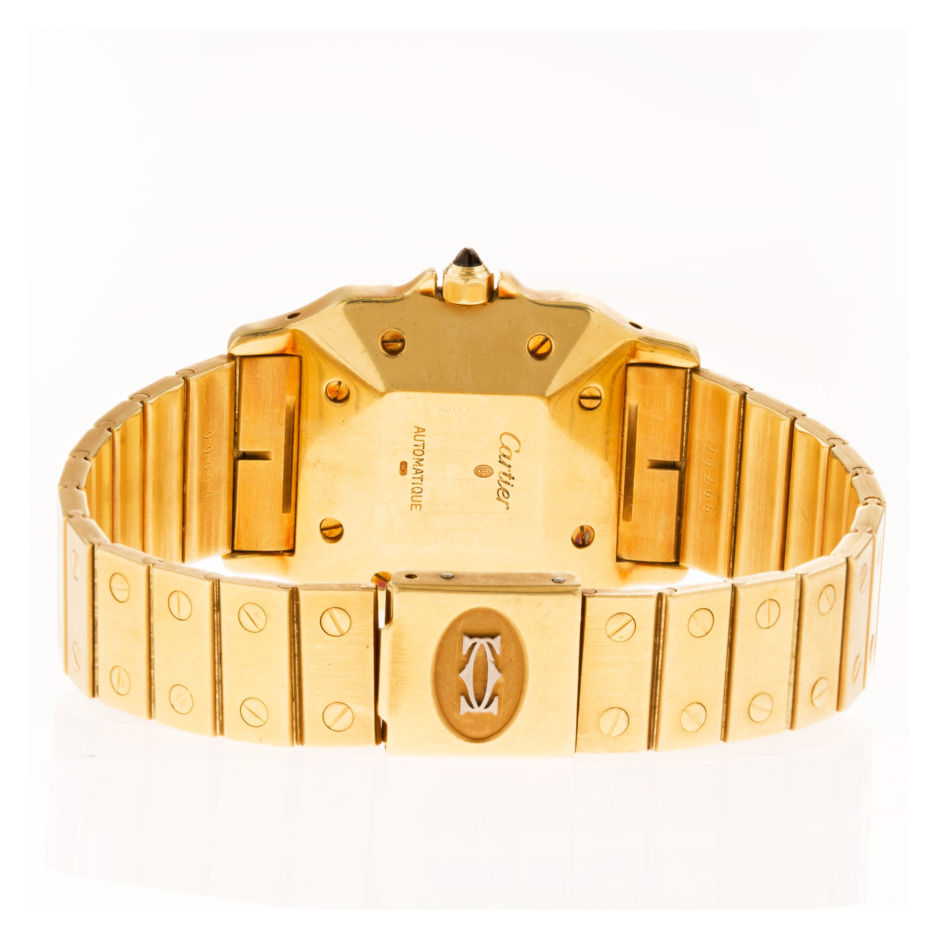 Cartier 99696 Santos Automatic Unisex 18k yellow gold 5