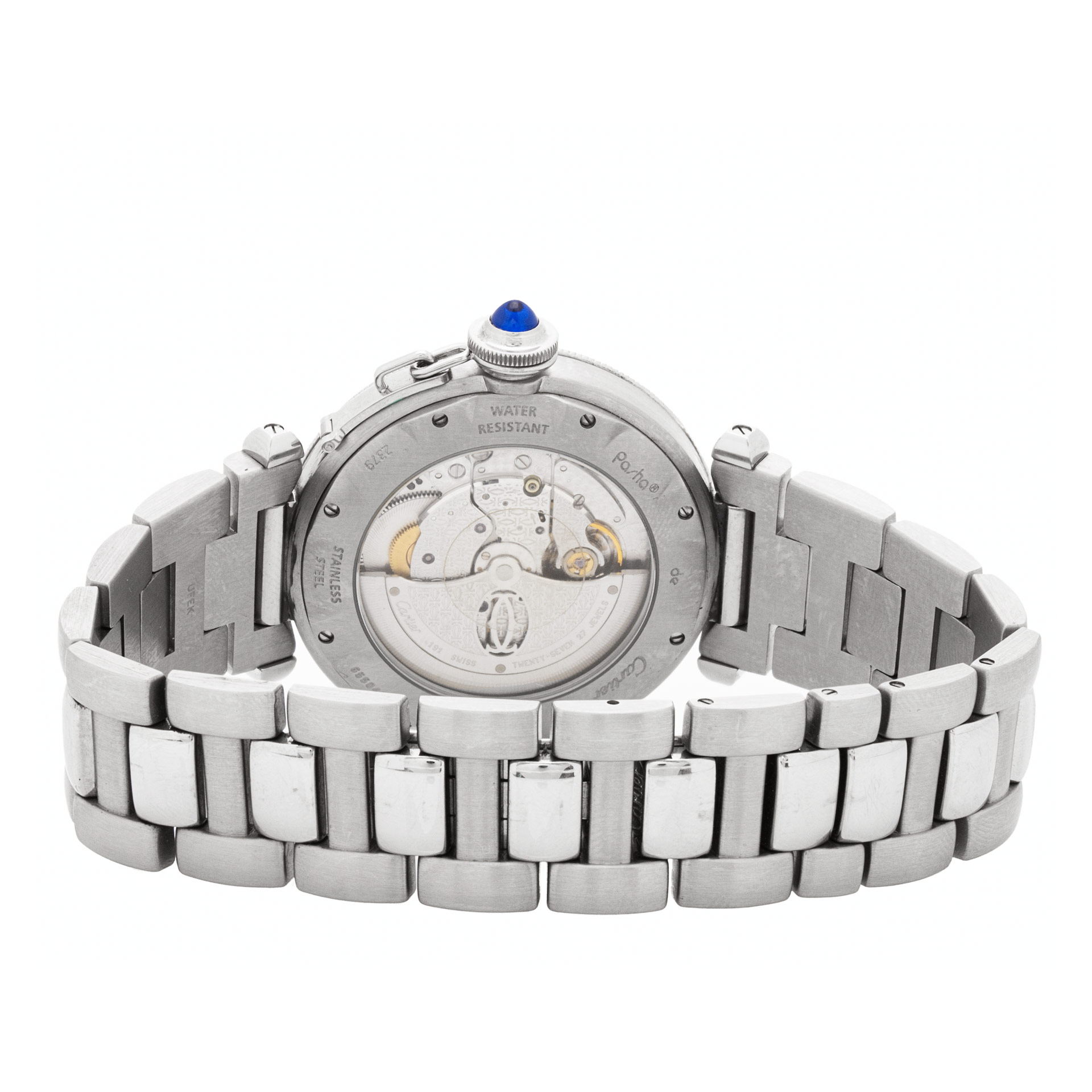 Cartier W31040H3 Pasha Automatic Unisex Stainless Steel 5