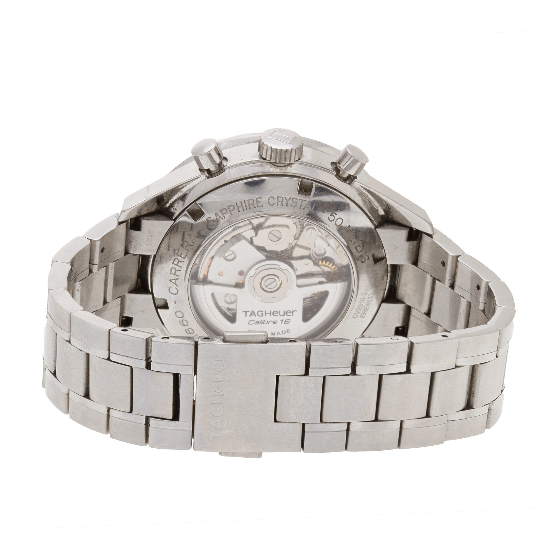 Tag Heuer cv2010-2 Carrera Automatic Male Stainless Steel 5