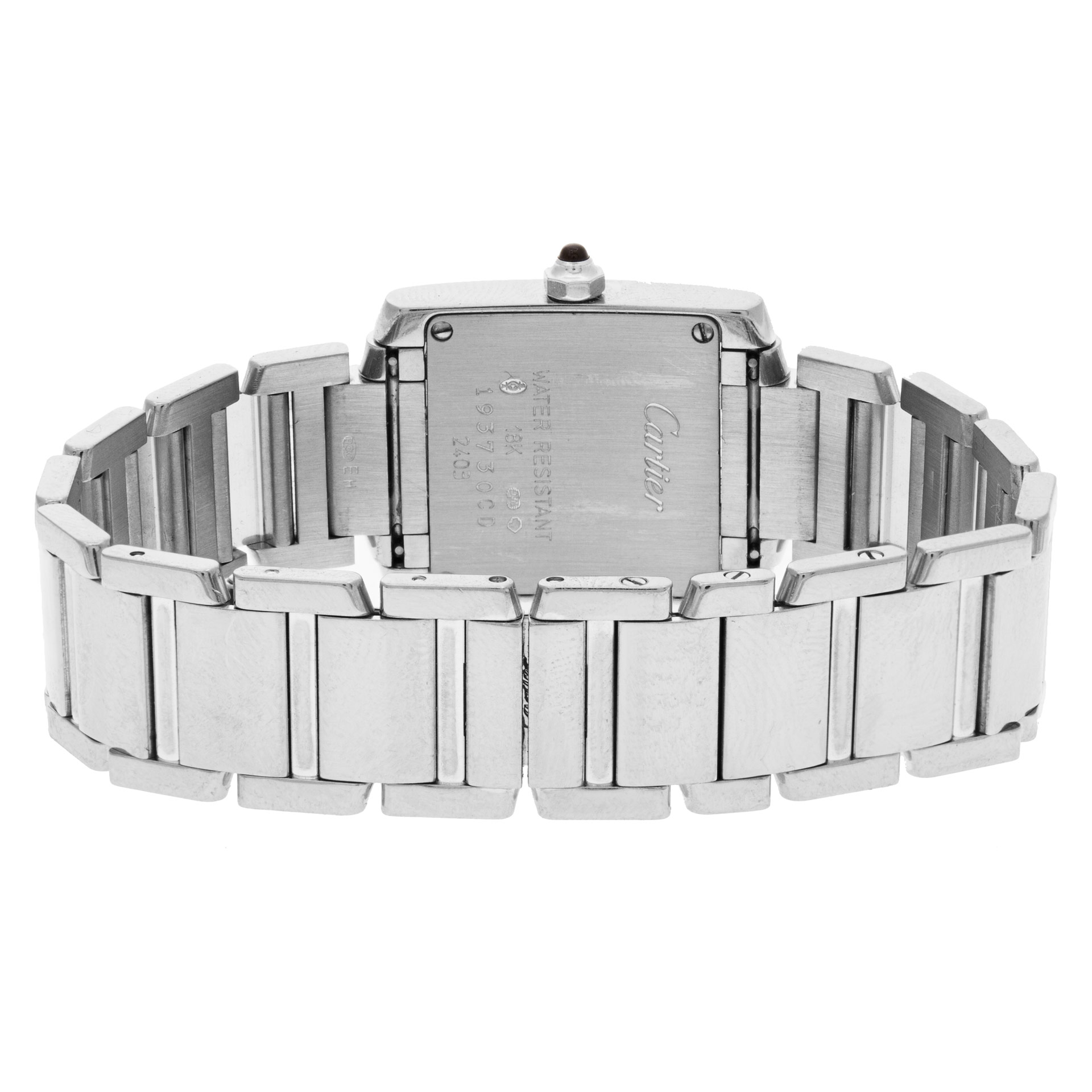 Cartier w5001253 Tank Francaise Quartz Female 18k White Gold 5