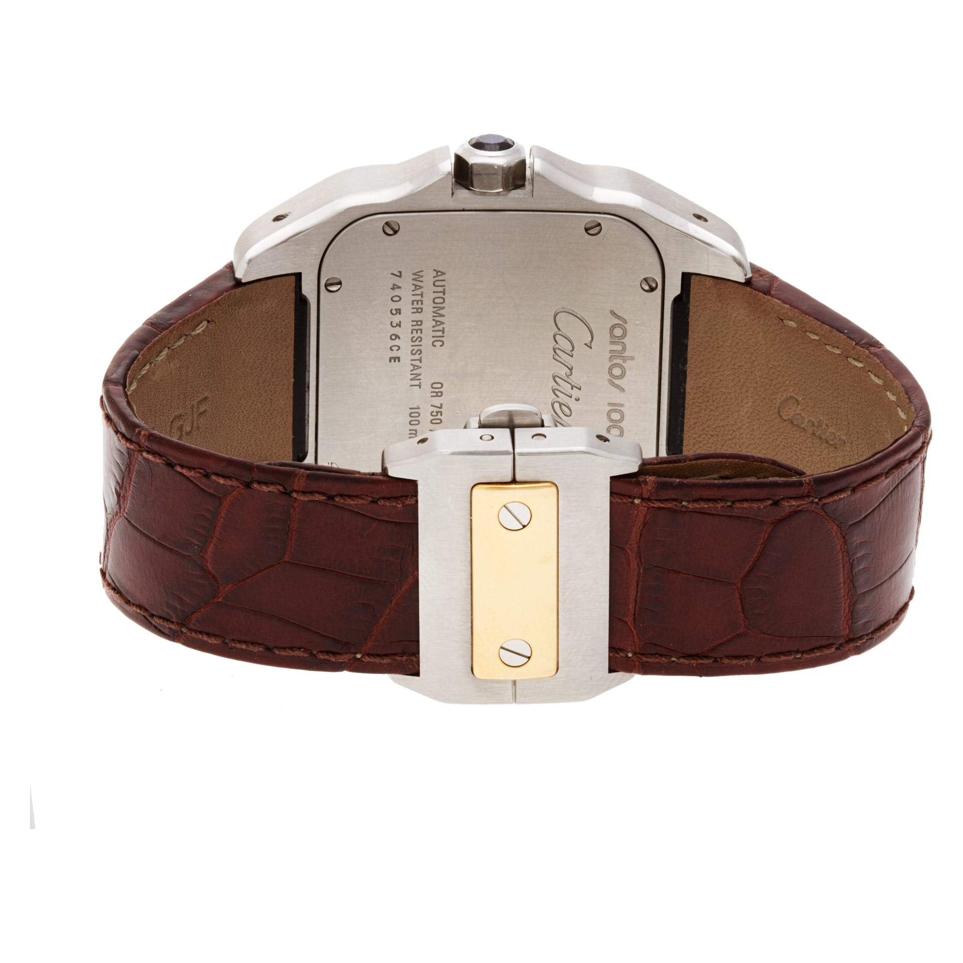 Cartier W20072X7 Santos 100 Automatic Male Stainless Steel 5
